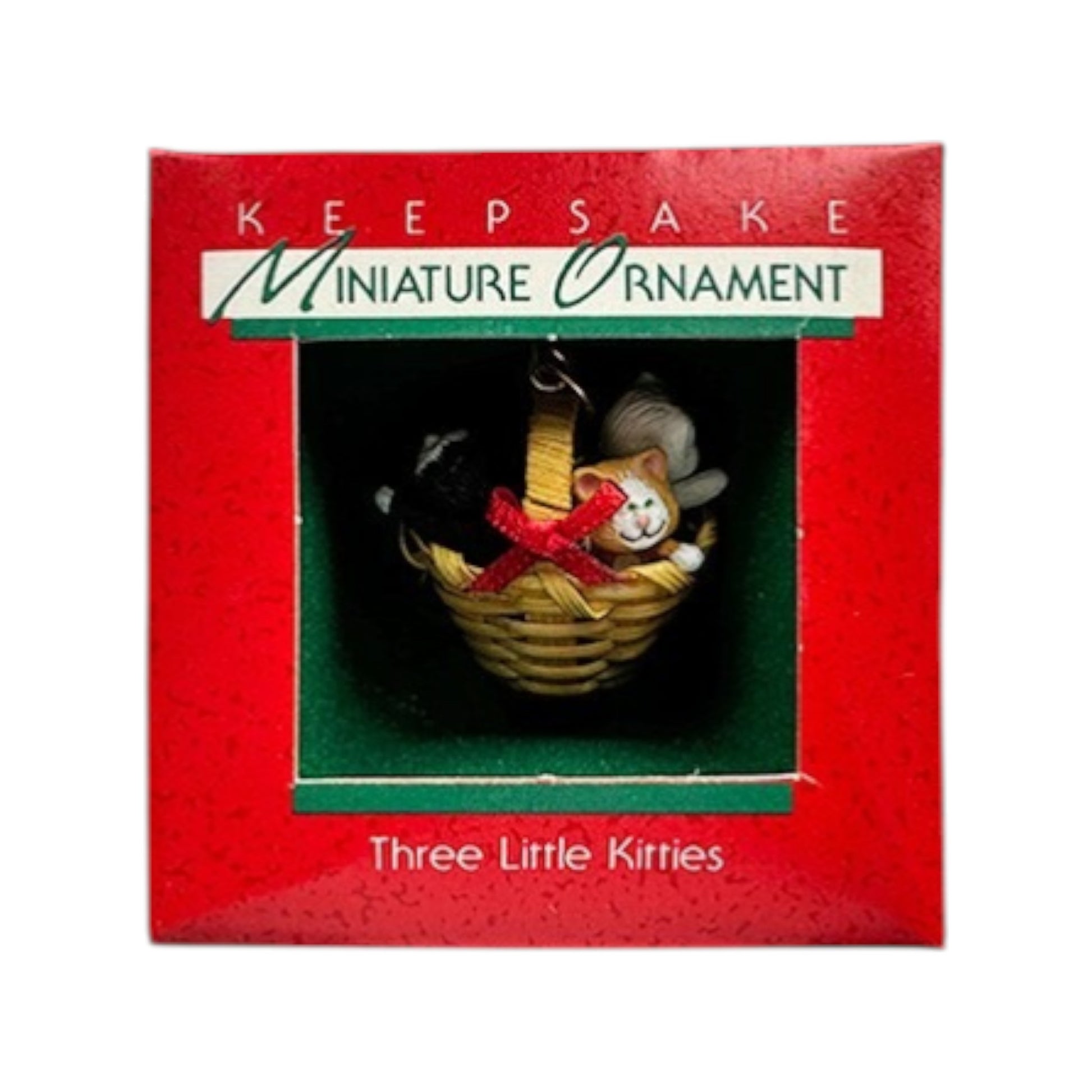 1988 Three Little Kitties (Kitten) Hallmark Ornament QXM569-4 Image2