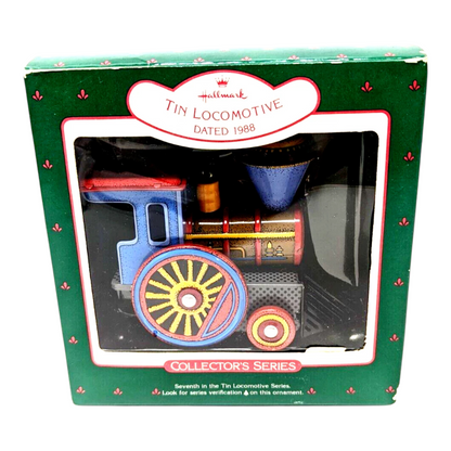 1988 Tin Locomotive Hallmark Ornament (Tin Locomotive) QX4004