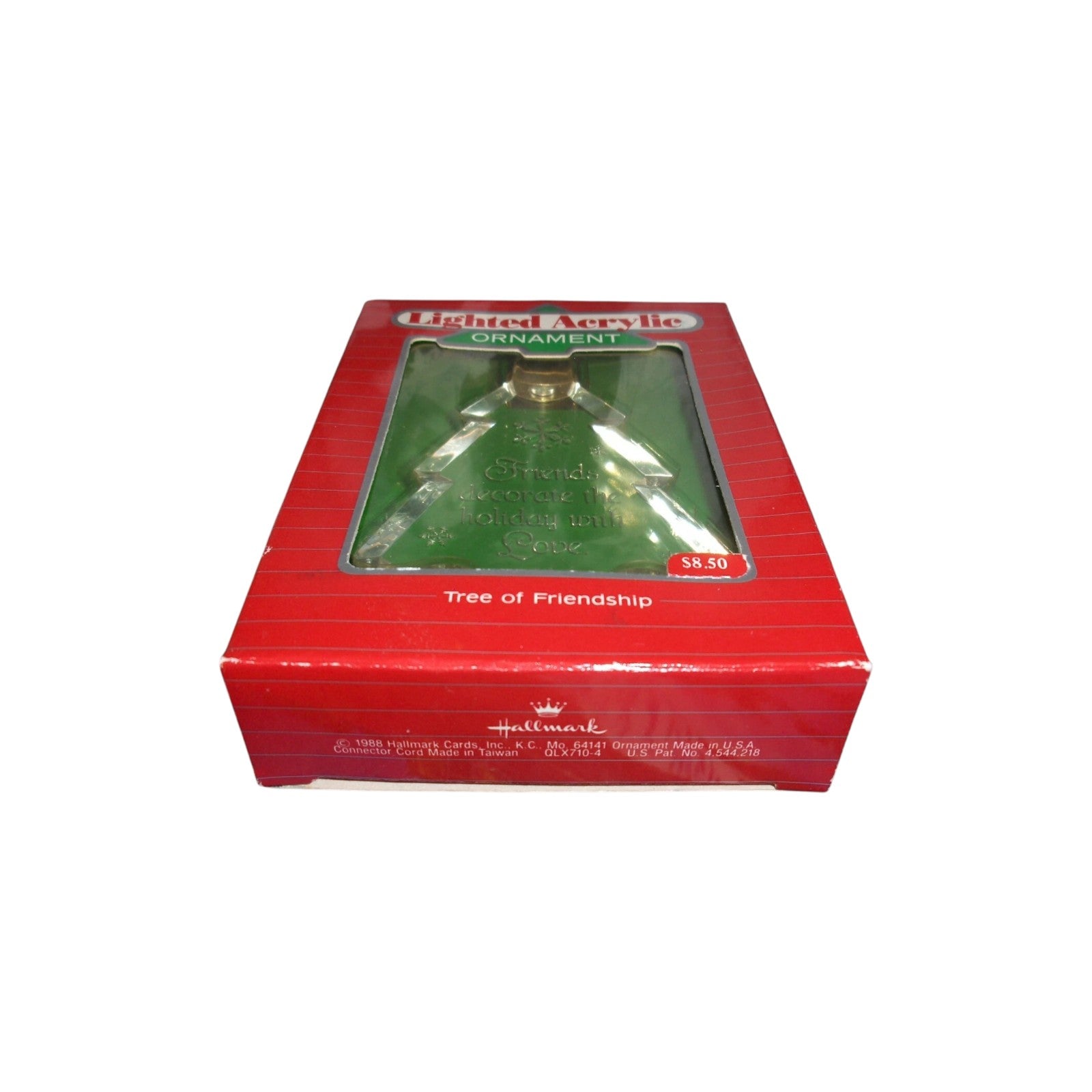 1988 Tree of Friendship (Acrylic) Hallmark Ornament QLX710-4 Image5