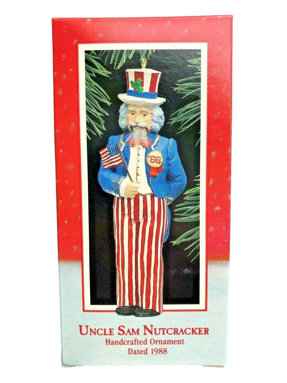 1988 Uncle Sam Nutcracker Hallmark Ornament (Patriotic) QX4884