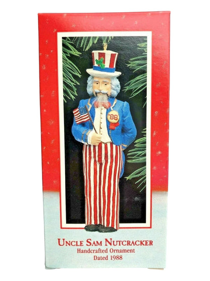 1988 Uncle Sam Nutcracker Hallmark Ornament (Patriotic) QX4884