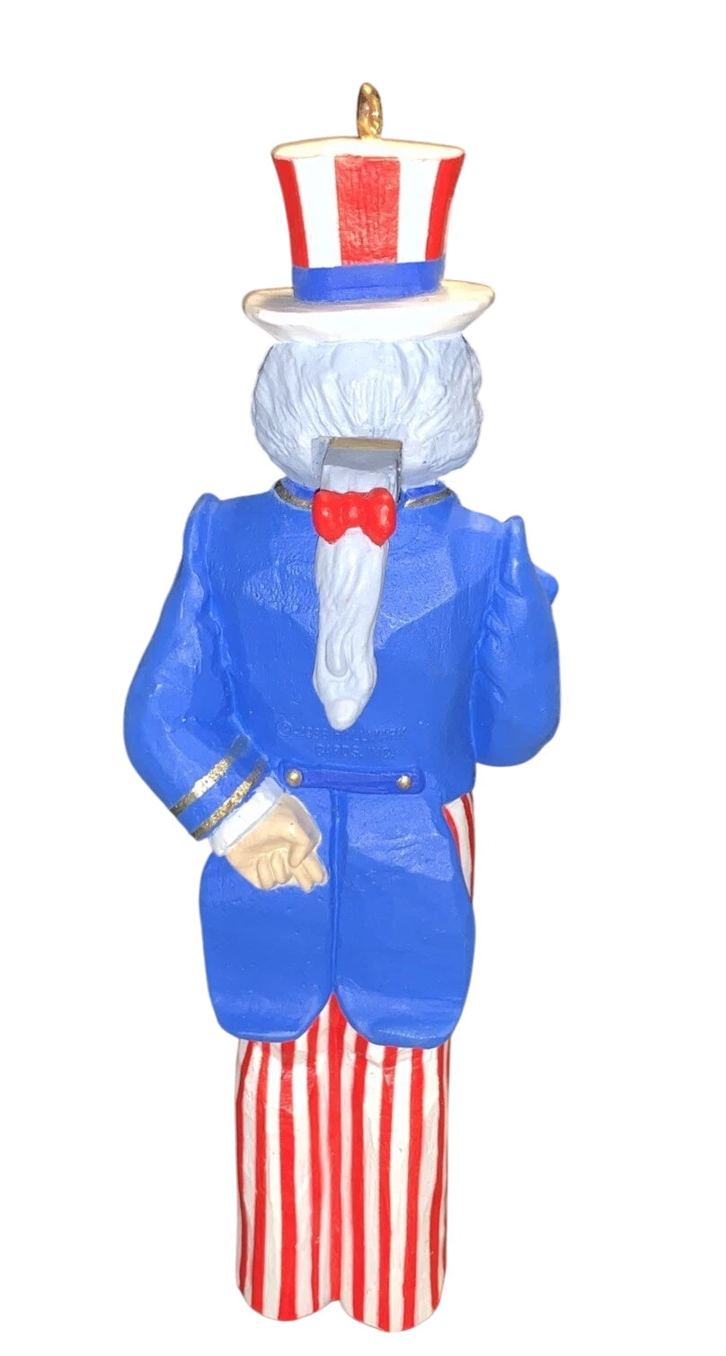 1988 Uncle Sam Nutcracker Hallmark Ornament (Patriotic) QX4884