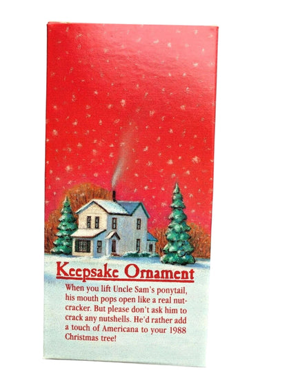 1988 Uncle Sam Nutcracker Hallmark Ornament (Patriotic) QX4884