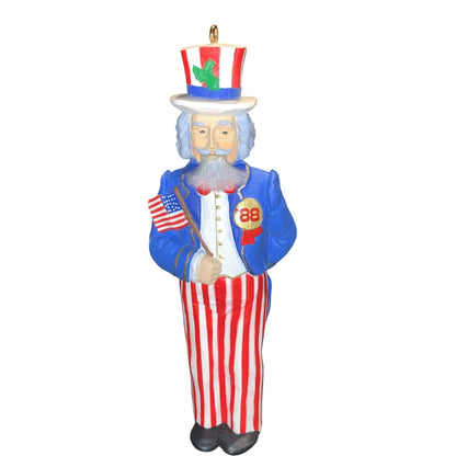 1988 Uncle Sam Nutcracker Hallmark Ornament (Patriotic) QX4884