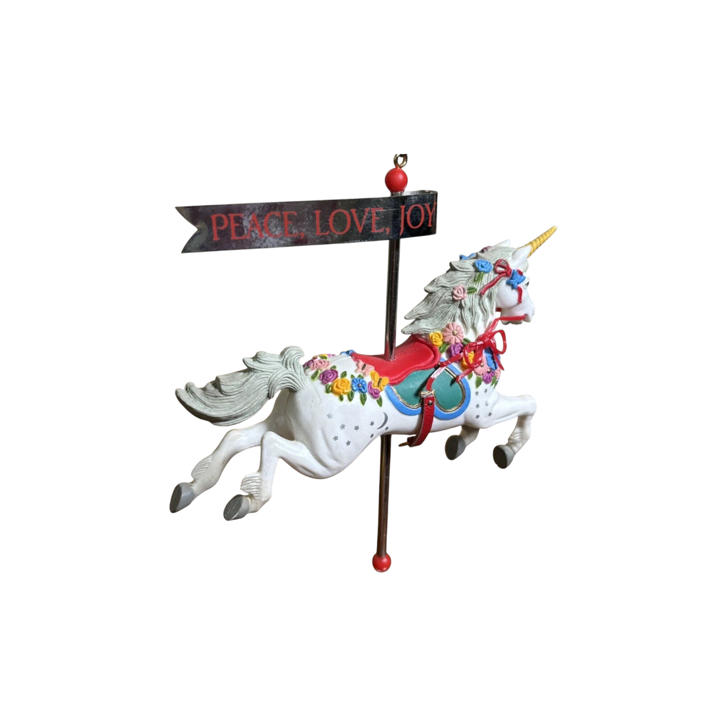 1988Carousel Unicorn - Third in the "Carousel" Series (Enesco)