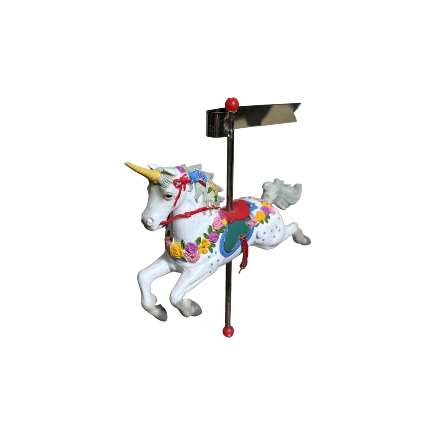 1988Carousel Unicorn - Third in the "Carousel" Series (Enesco)