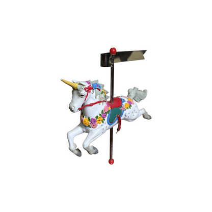 1988Carousel Unicorn - Third in the "Carousel" Series (Enesco)