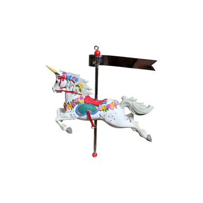 1988Carousel Unicorn - Third in the "Carousel" Series (Enesco)