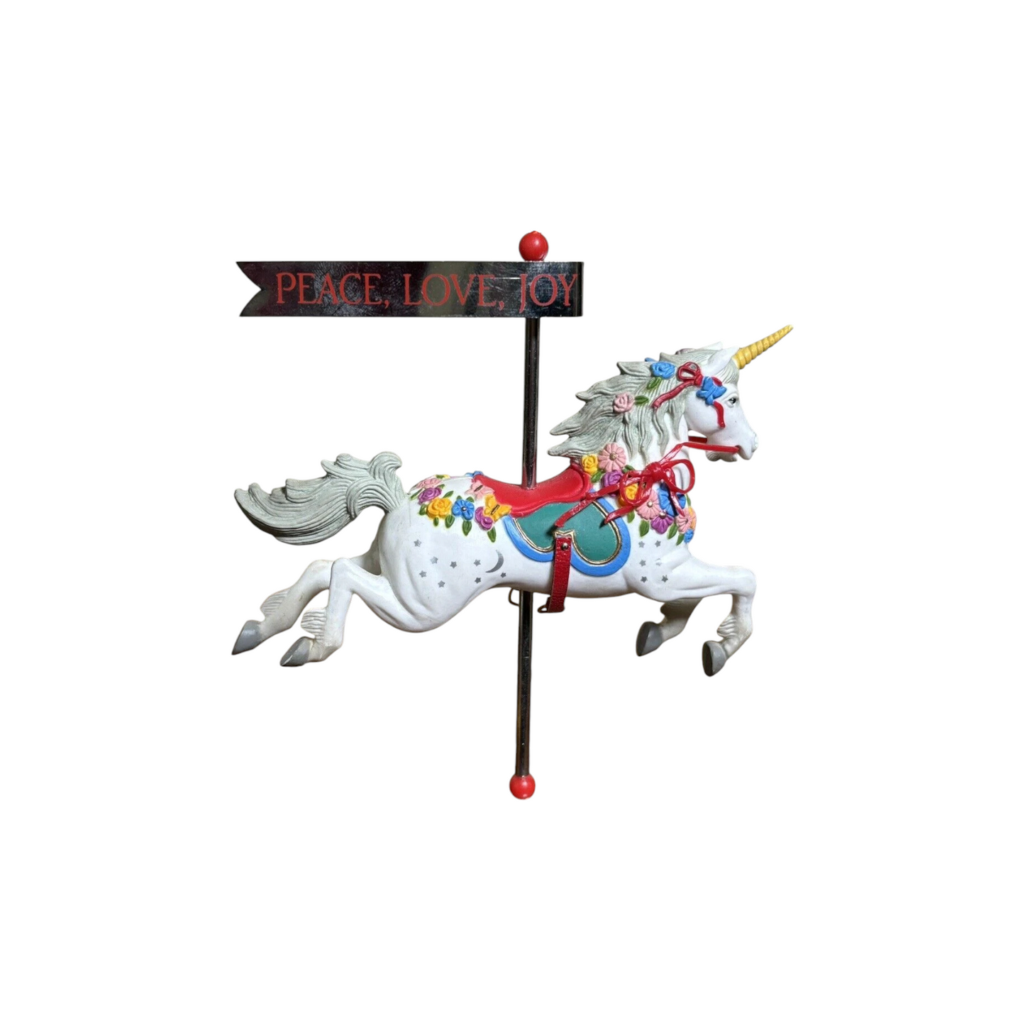 1988Carousel Unicorn - Third in the "Carousel" Series (Enesco)