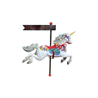 1988Carousel Unicorn - Third in the "Carousel" Series (Enesco)