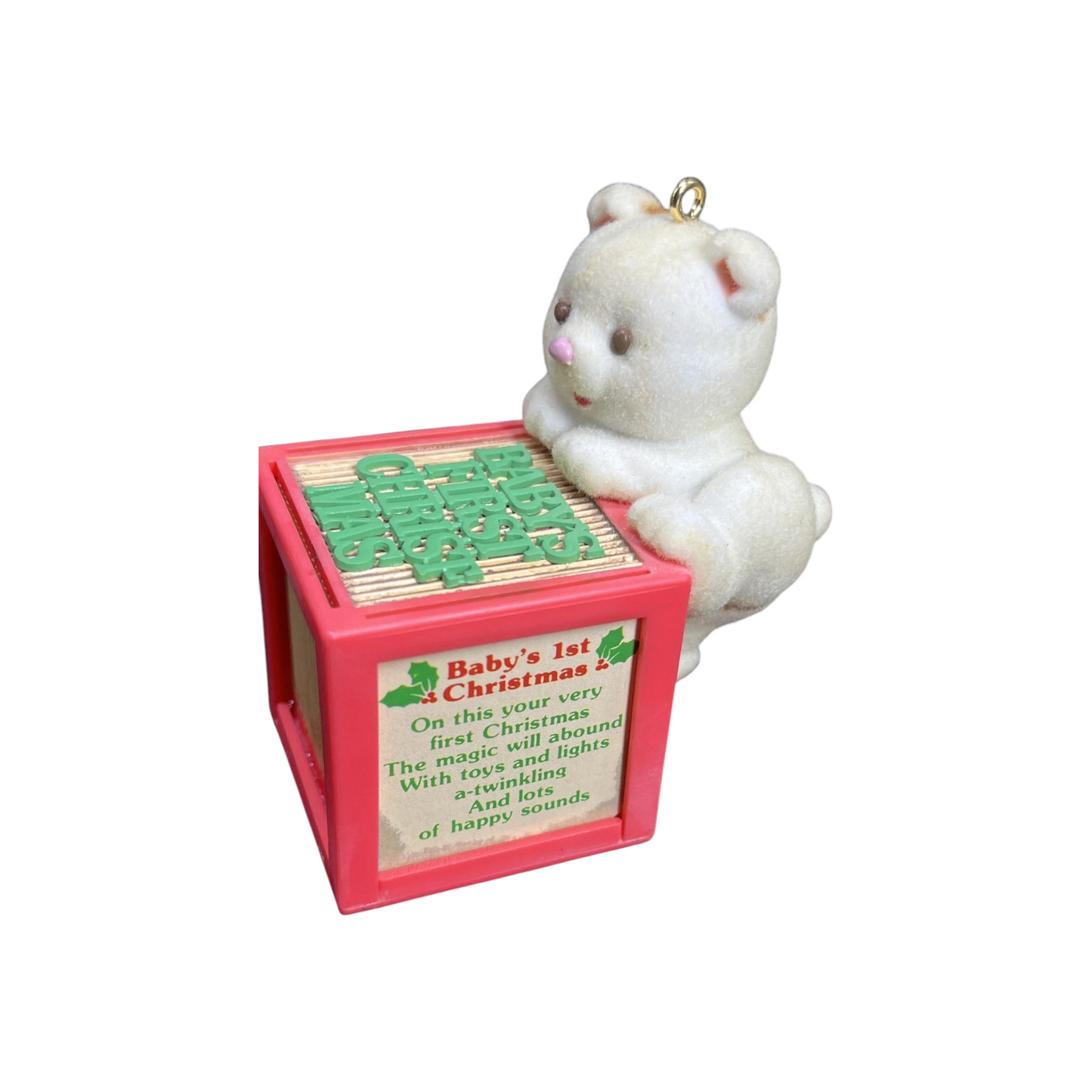 1989 "Baby's 1st Christmas" (Photo Holder)