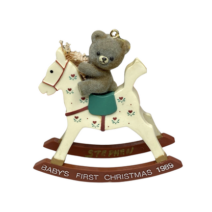 1989 "Baby's 1st Christmas" (Rocking Horse)
