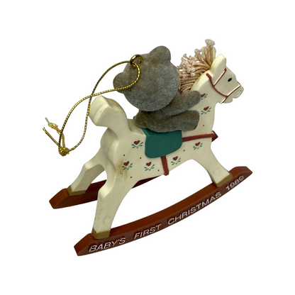 1989 "Baby's 1st Christmas" (Rocking Horse)