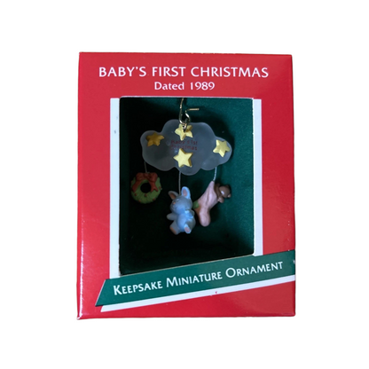 1989 Baby's First ChristmasQXM573-2 (Baby's First Christmas)