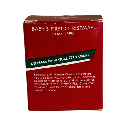 1989 Baby's First ChristmasQXM573-2 (Baby's First Christmas)