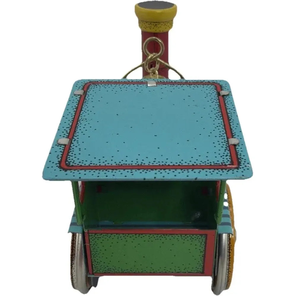 1989 Blue Locomotive Hallmark Ornament (Noel R.R.) QXM5762