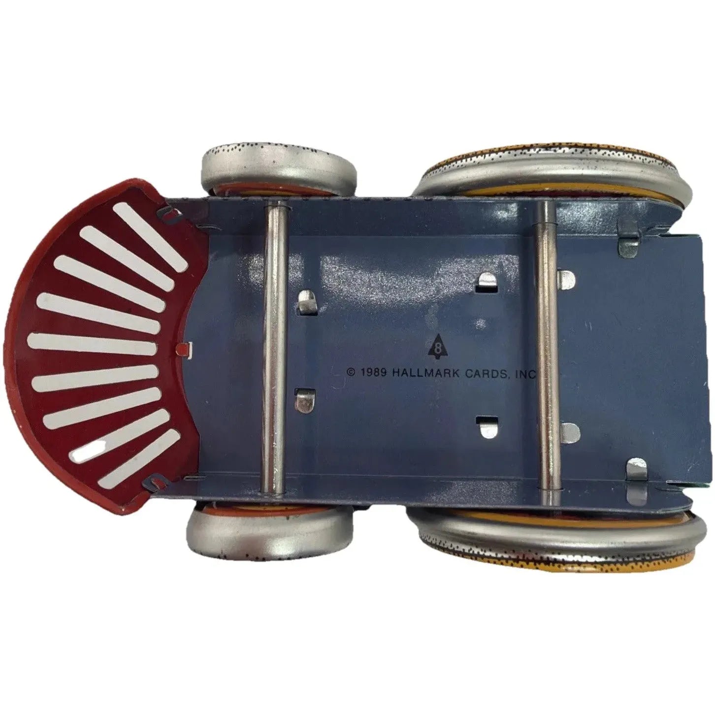 1989 Blue Locomotive Hallmark Ornament (Noel R.R.) QXM5762