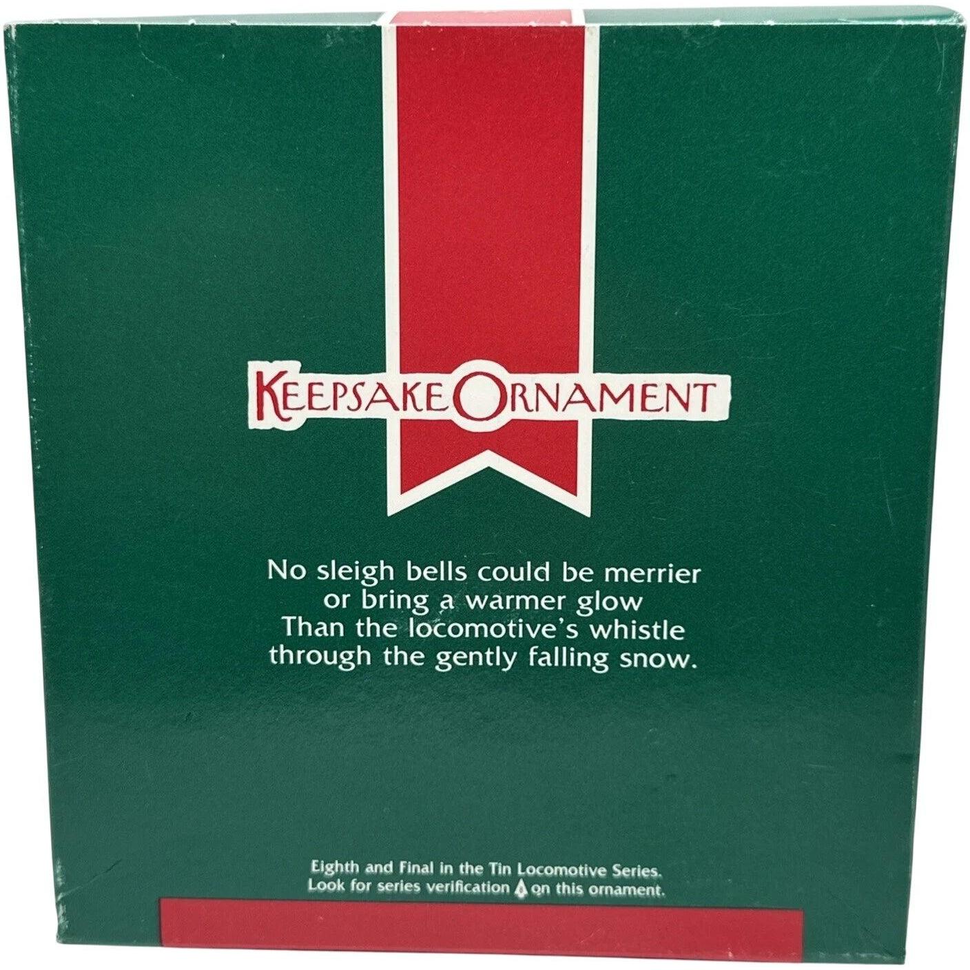 1989 Blue Locomotive Hallmark Ornament (Noel R.R.) QXM5762