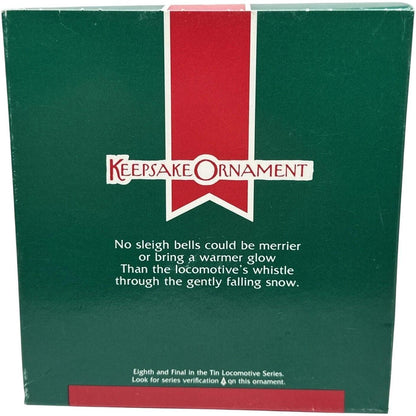 1989 Blue Locomotive Hallmark Ornament (Noel R.R.) QXM5762