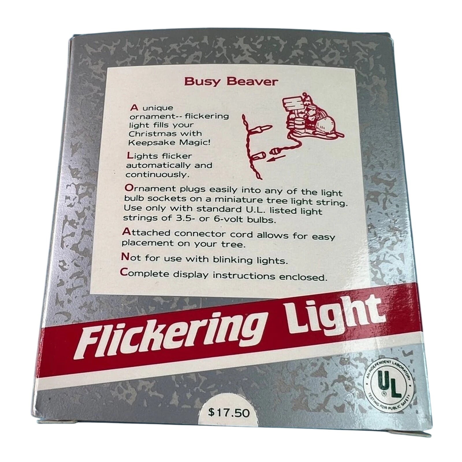 1989 Busy Beaver Hallmark Ornament (Beaver) QLX7245