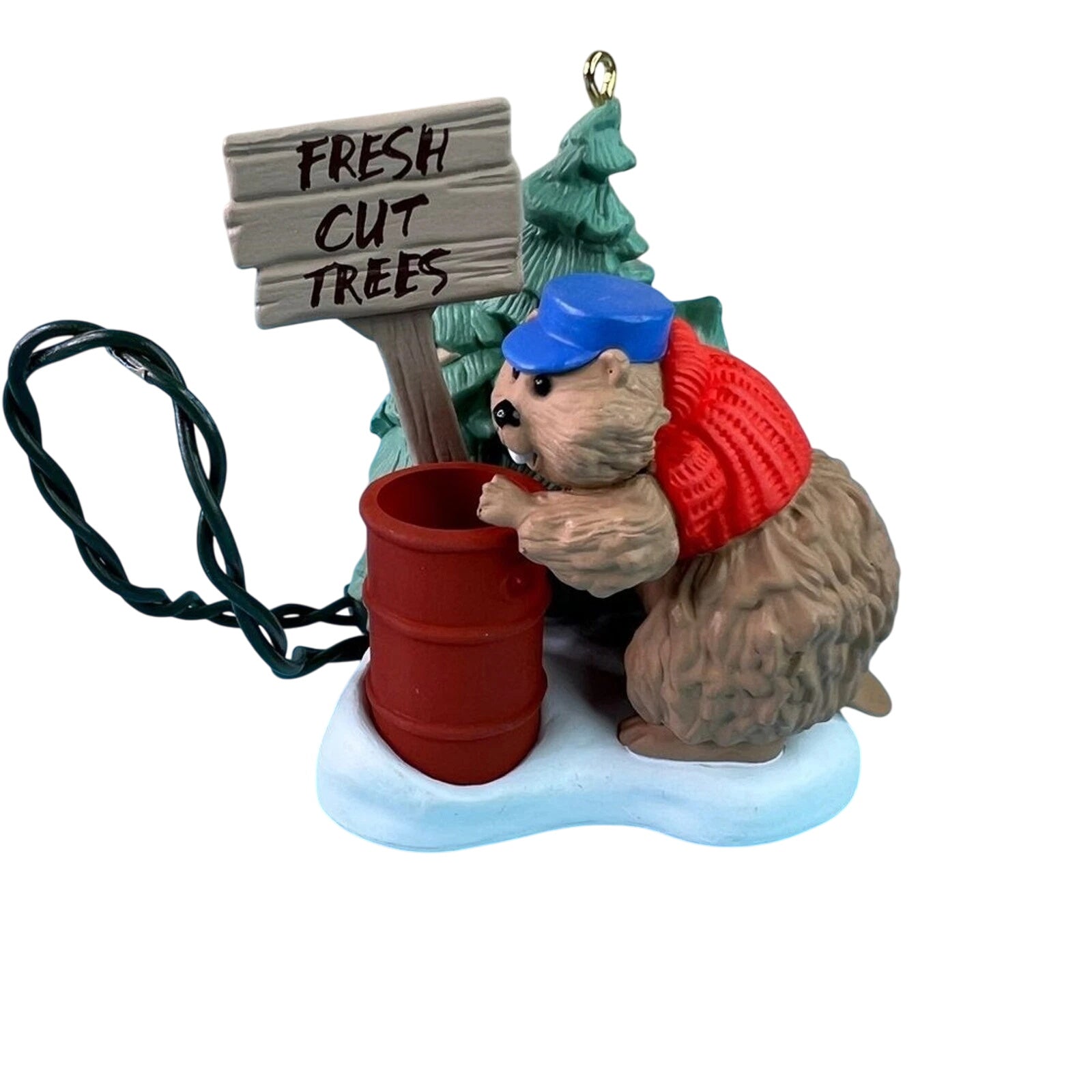 1989 Busy Beaver Hallmark Ornament (Beaver) QLX7245