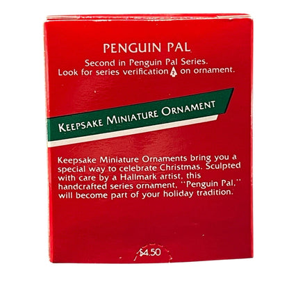 1989 Candy Cane Hallmark Ornament (Penguin Pal) QXM5602