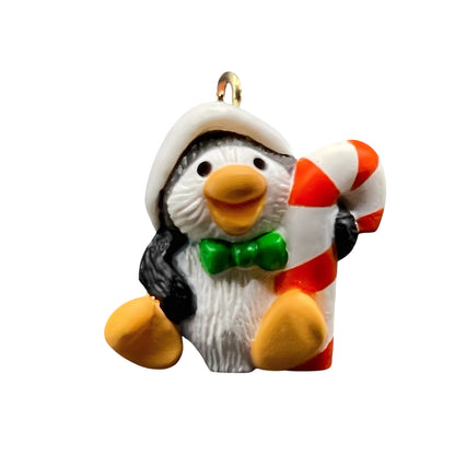 1989 Candy Cane Hallmark Ornament (Penguin Pal) QXM5602