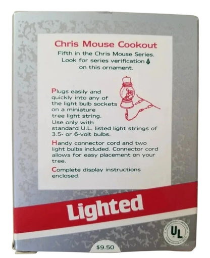 1989 Chris Mouse Cookout Hallmark Ornament (Chris Mouse) QLX7225