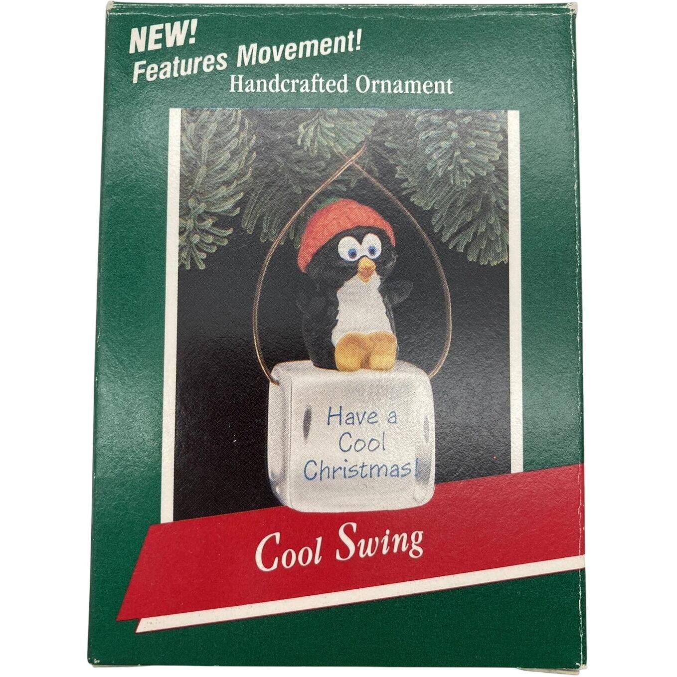 1989 Cool Swing Hallmark Ornament (Penguins) QX4875