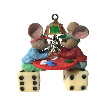 1989 Full House Mouse - First in the "Casino Christmas" Series (Mouse)