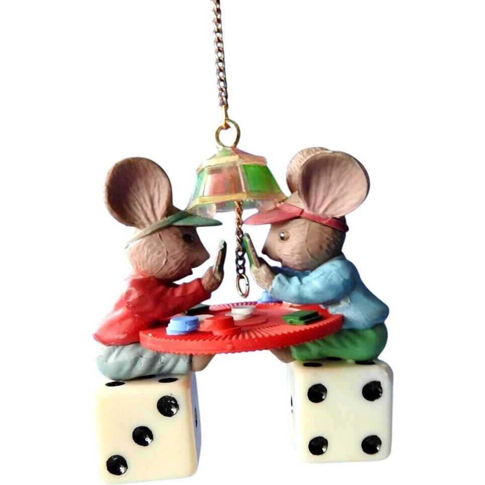 1989 Full House Mouse - First in the "Casino Christmas" Series (Mouse)