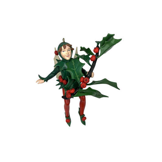 1989 Holly Fairy - First in the "A Festival of Flower Fairies" Series (Fairy Angel)