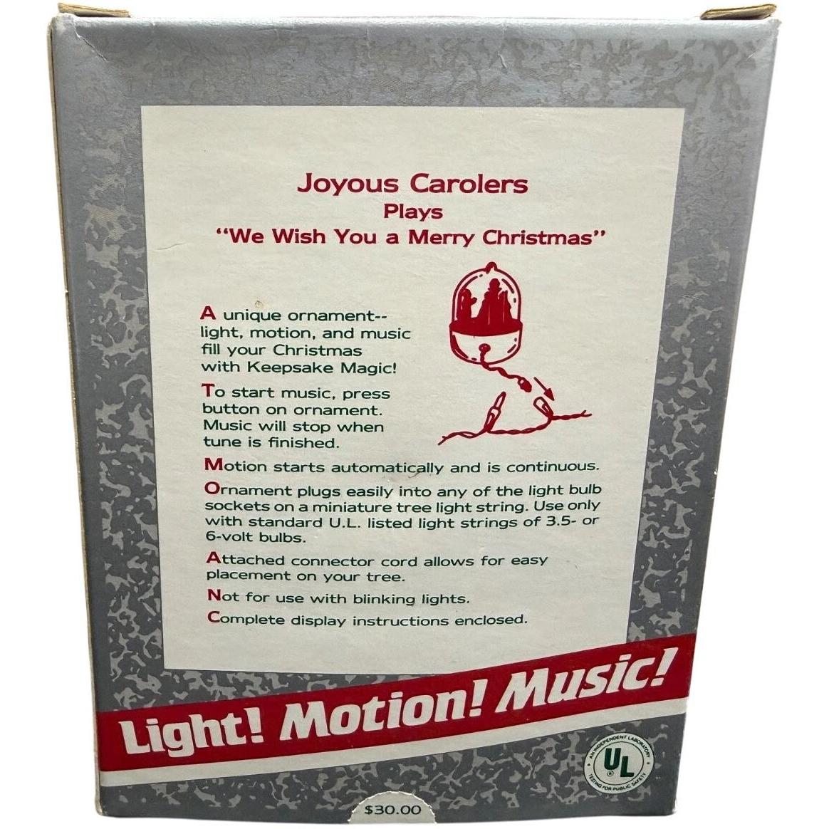 1989 Joyous Carolers Hallmark Ornament (A Christmas Carol) QLX7295