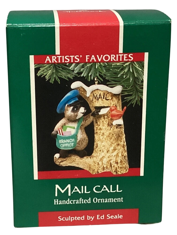 1989 Mail Call Carlton Cards Ornaments (Animal) QX452-2