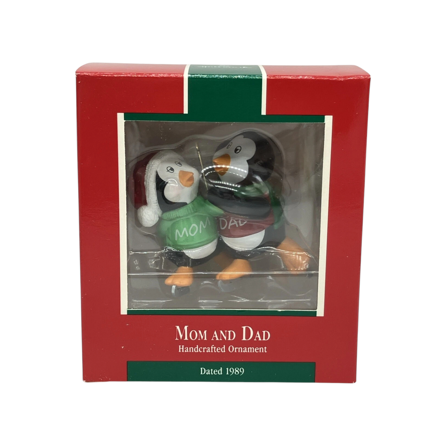 1989 Mom and Dad Hallmark Ornament (Penguins) QX4425
