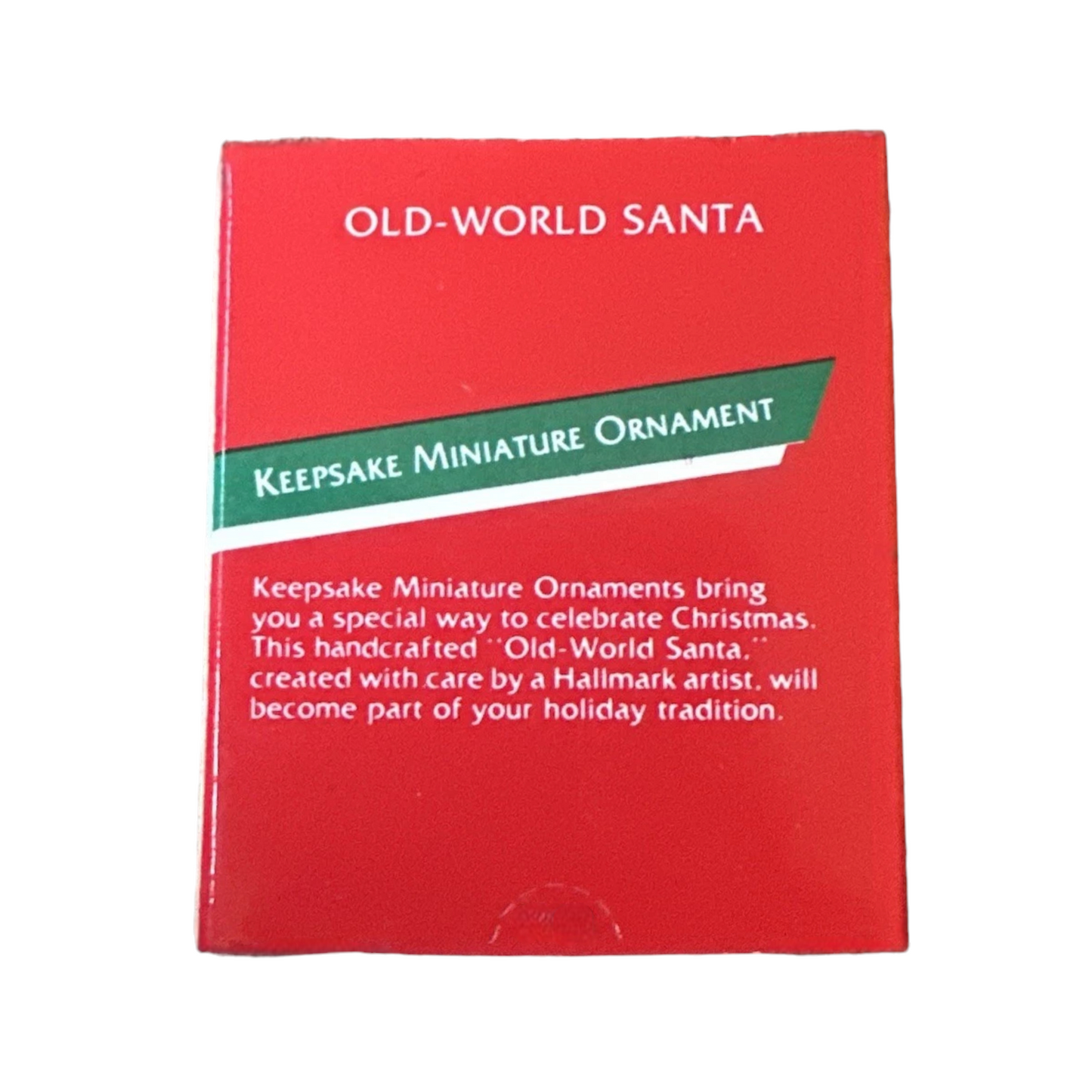 1989 Old-World Santa Hallmark Ornament (Santa Claus) QXM5695
