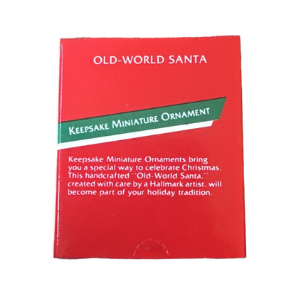1989 Old-World Santa Hallmark Ornament (Santa Claus) QXM5695