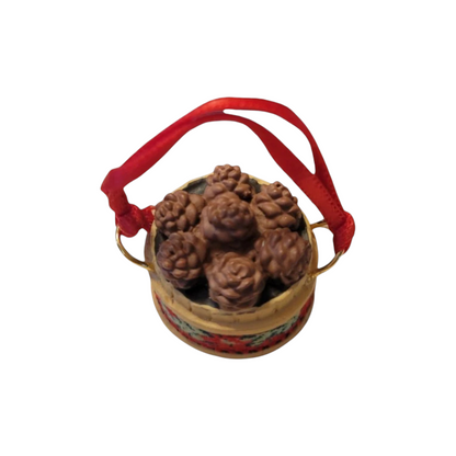 1989 Pinecone Basket (Chipmunk & Squirrel)