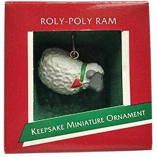 1989 Roly-Poly Ram Hallmark Ornament (Lamb) QXM5705