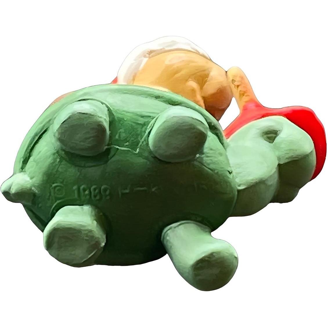 1989 Slow Motion - Turtle and Squarel Hallmark Ornament (Animal) QXM5752