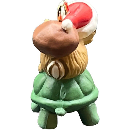 1989 Slow Motion - Turtle and Squarel Hallmark Ornament (Animal) QXM5752