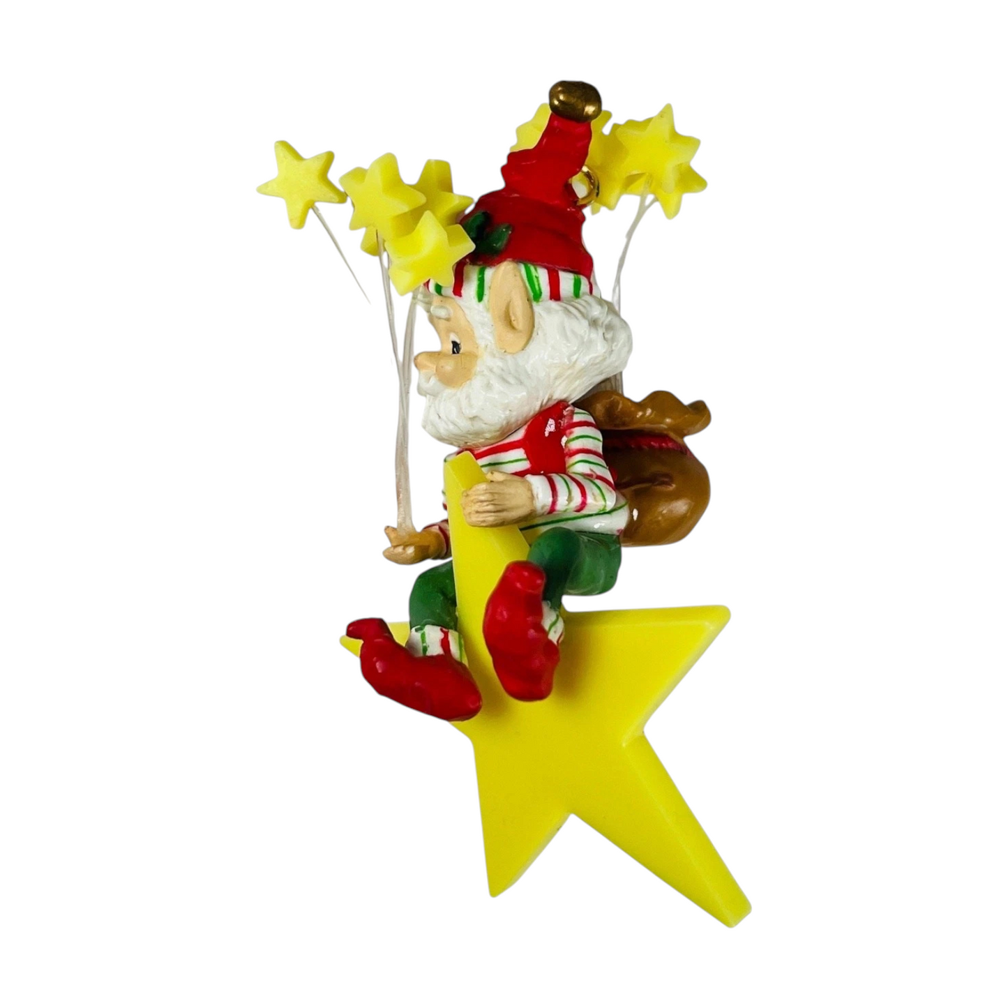 1989 "Sparkles" Second in the "Wee Tree Trimmers" Series Enesco Ornament (North Pole Tree Trimmers) 561843