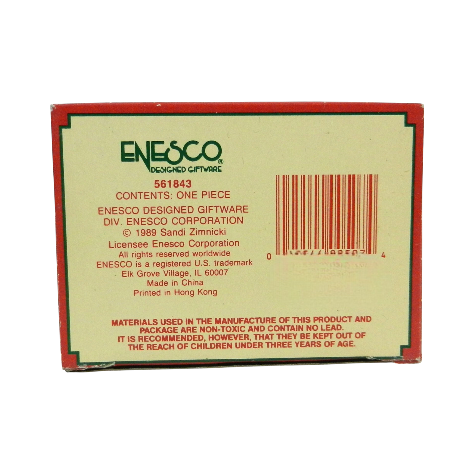 1989 "Sparkles" Second in the "Wee Tree Trimmers" Series Enesco Ornament (North Pole Tree Trimmers) 561843