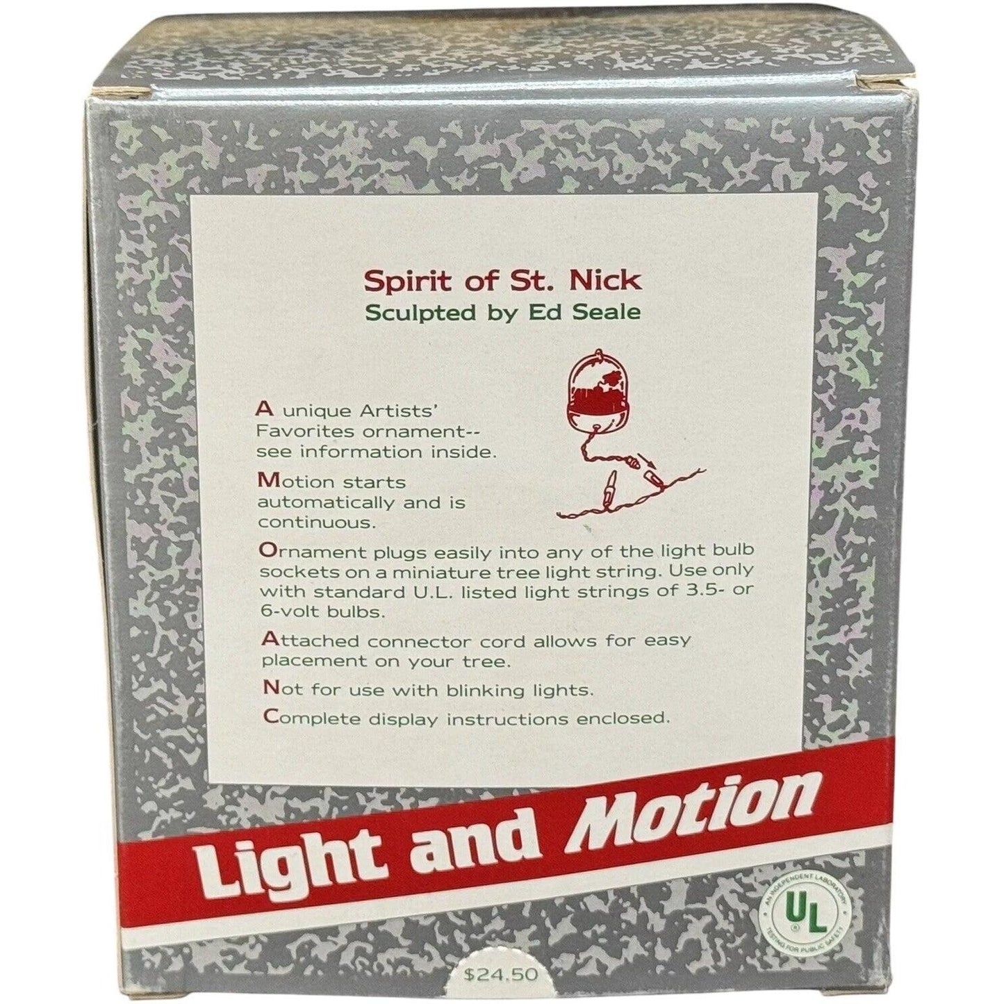 1989 Spirit of St. Nick Hallmark Ornament (Magic Globe) QLX7285