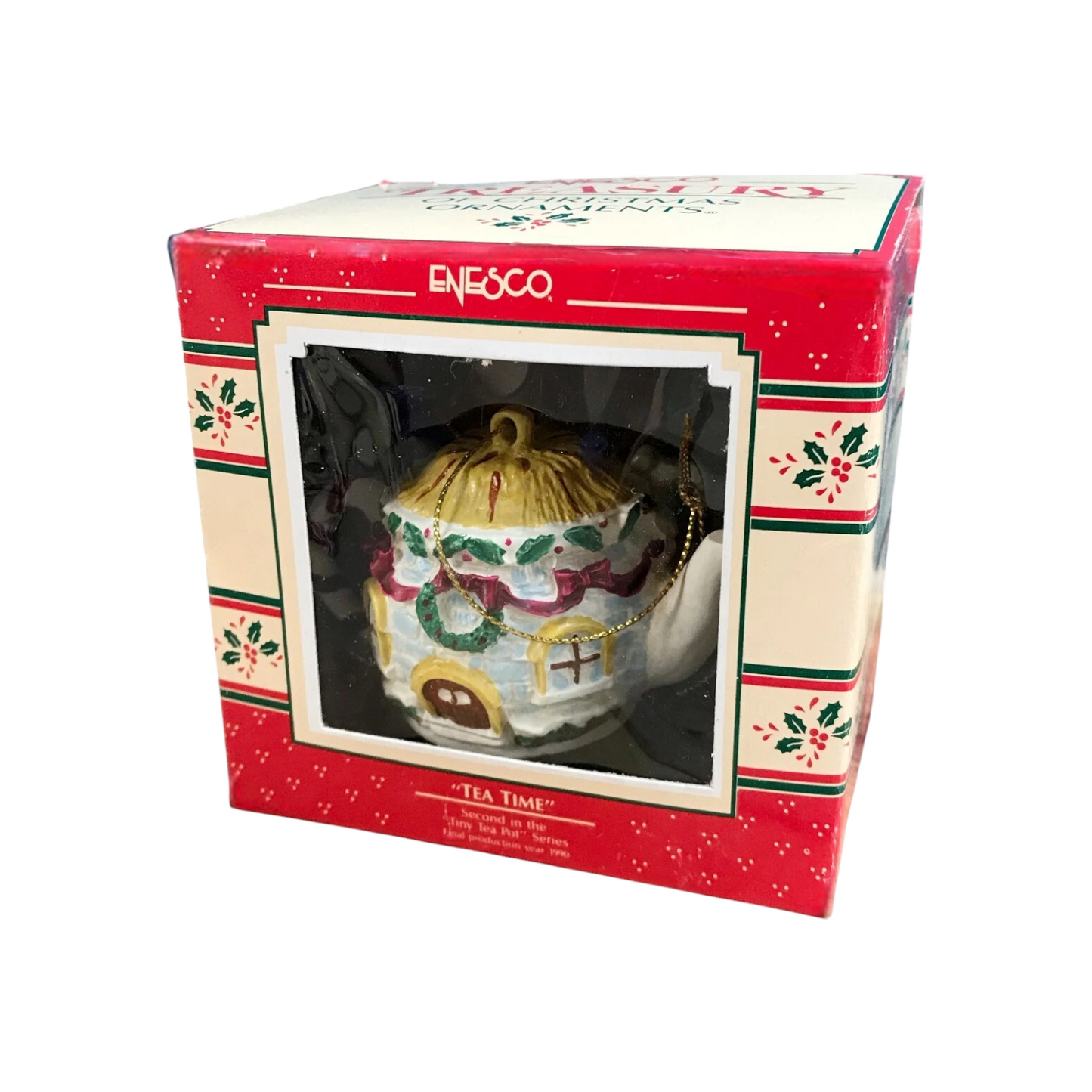 1989 "Tea Time" Second in the Tiny Tea Pot Series (Afternoon Tea)