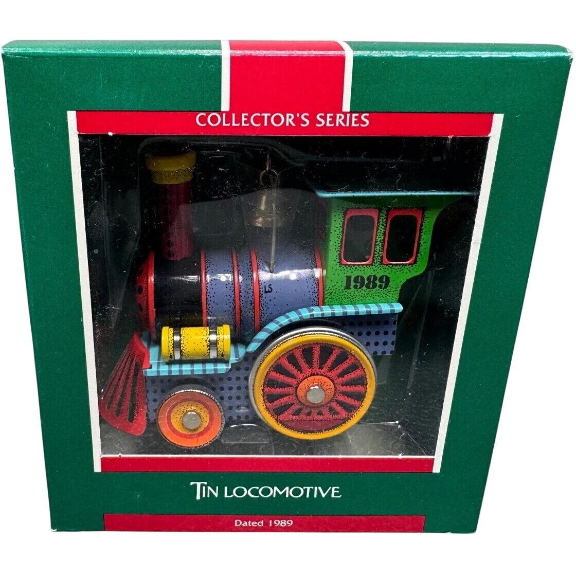 1989 Tin Locomotive Hallmark Ornament (Tin Locomotive) QX4602