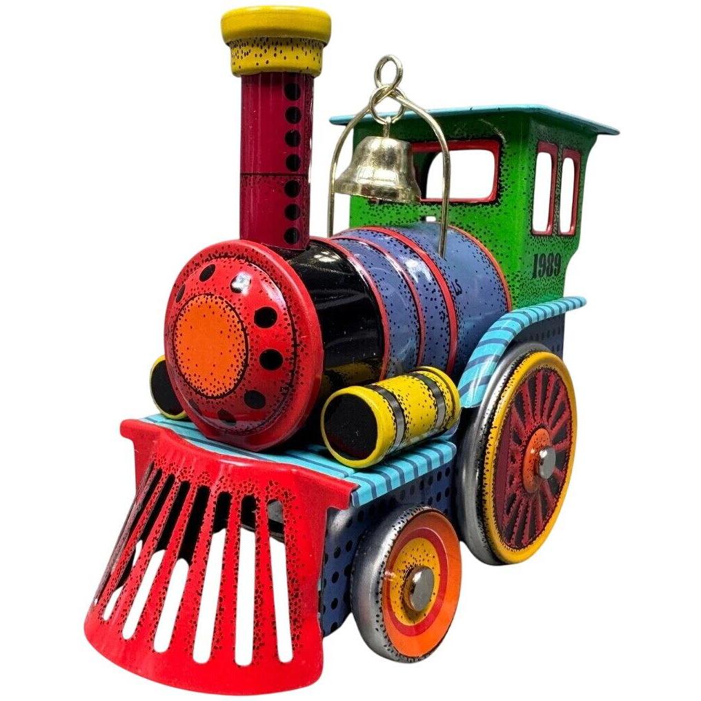 1989 Tin Locomotive Hallmark Ornament (Tin Locomotive) QX4602