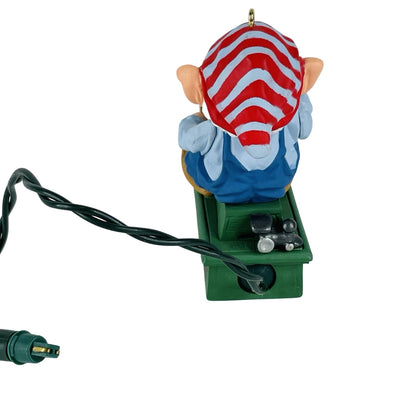 1989 Tiny Tinker Hallmark Ornament (Toymaker Santa) QLX7174