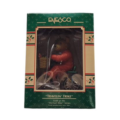 1989 Travelin' Trike - Sixth in the "Michael Bear" Series (Teddy Bear)