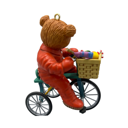 1989 Travelin' Trike - Sixth in the "Michael Bear" Series (Teddy Bear)